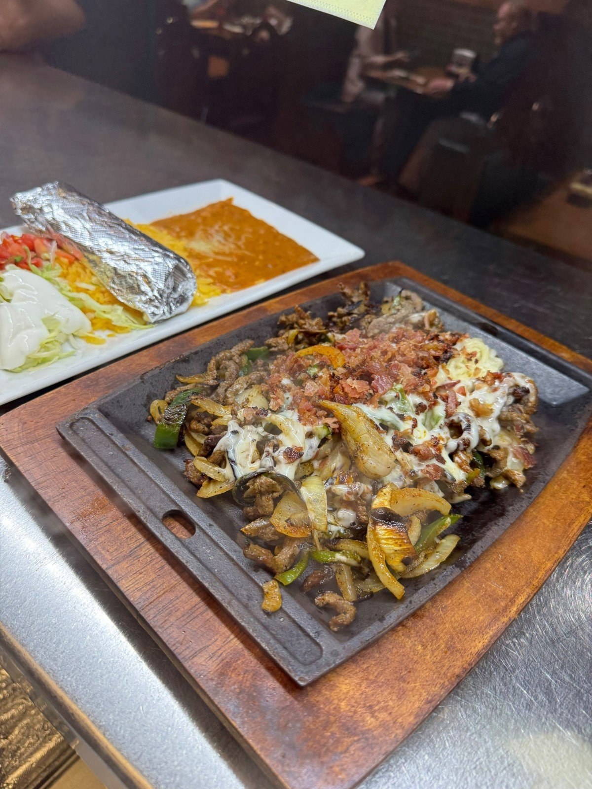 Fajita Skillet Alternate at Takos Borukas in Jackson, Tennessee